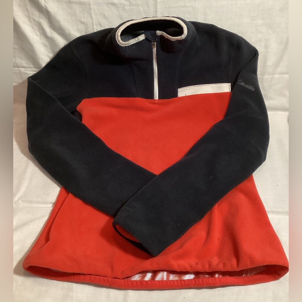 Columbia Omni Heat Insulated Quarter Zip Pull Over Sweatshirt Women's Size M